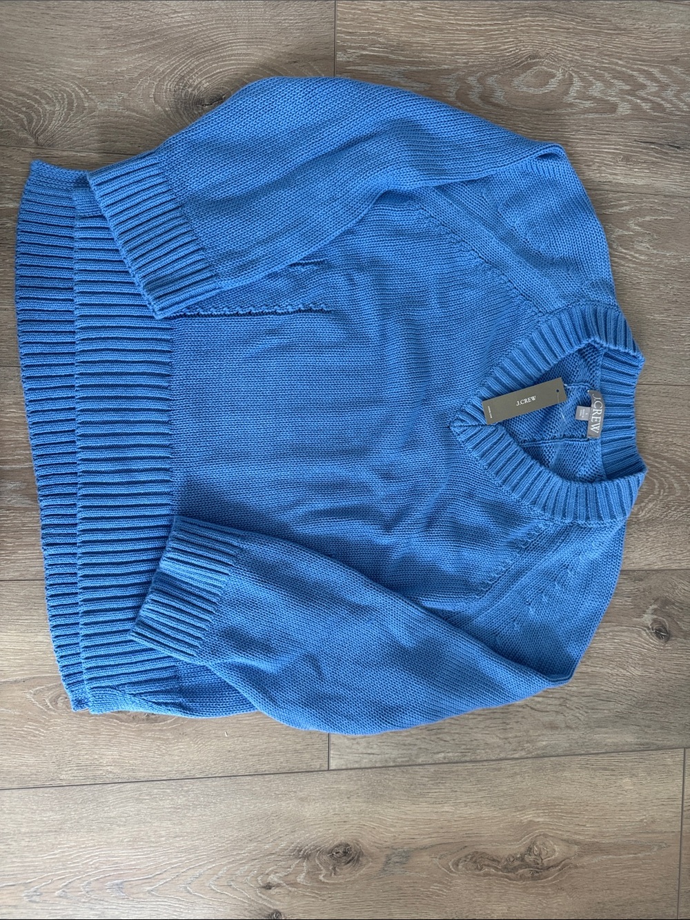 J. Crew Women’s Bright Blue Crewneck Sweater